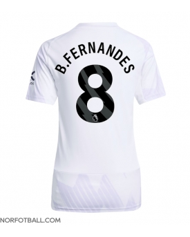 Billige Fotballdrakt Manchester United Bruno Fernandes #8 Replika Bortedrakt Dame 2025-26 Kortermet Billige Fotballdrakt Manchester United Bruno Fernandes #8 Replika Bortedrakt Dame 2025-26 Kortermet